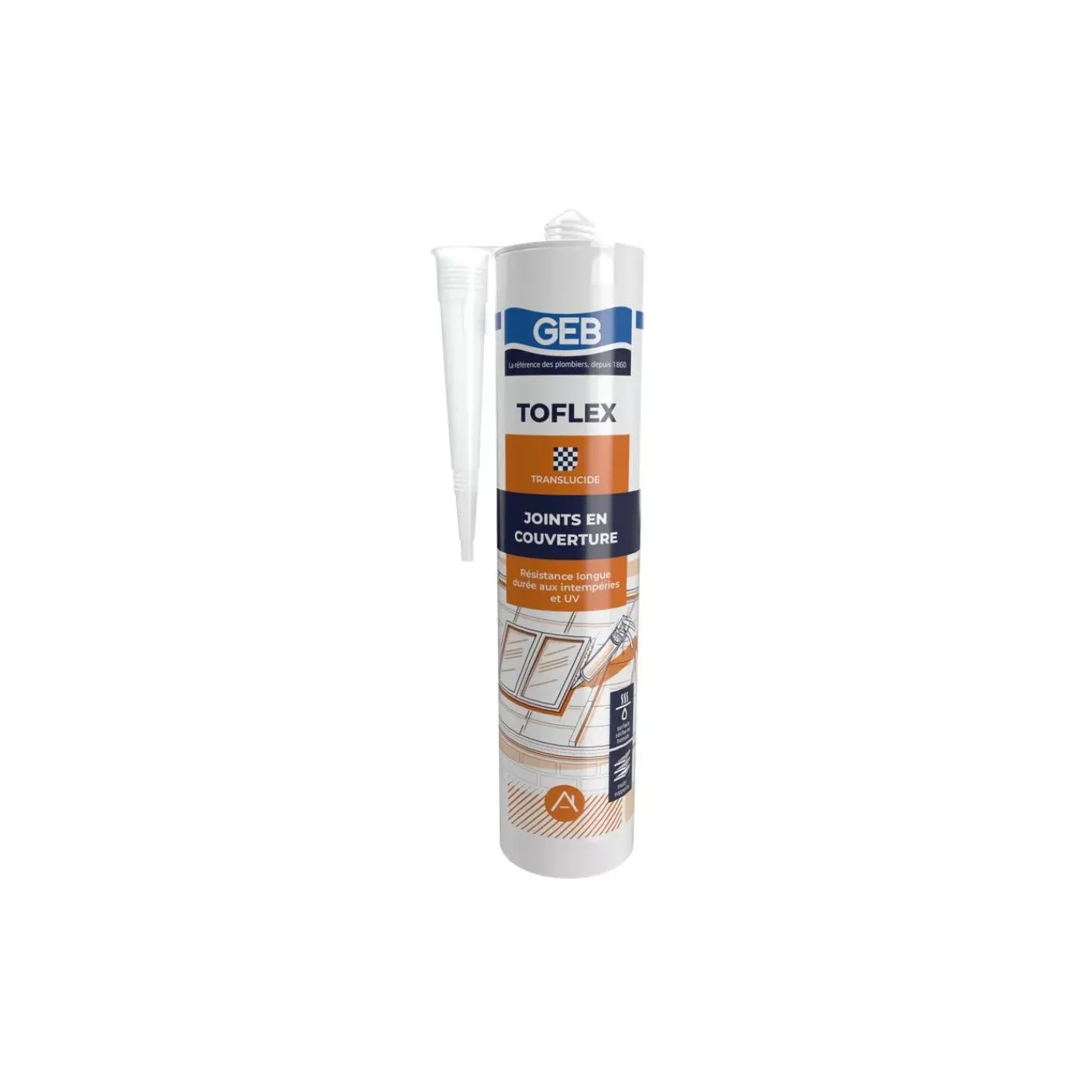 Cartouche TOFLEX GEB pour étanchéité de toiture