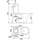 PACK WC Gain Place OERO DUO ECOBRICO, Wc avec lave main intégré OREO