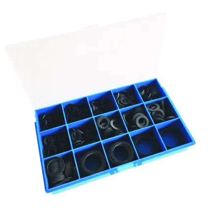 Coffret plastique de joints caoutchouc assortis 450 Pièces