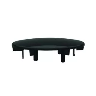 Capot de Douche ABS Noir D 116 mm VALENTIN - eco-bricolage