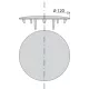 Capot Bonde douche Ø 120 mm Métal VALENTIN