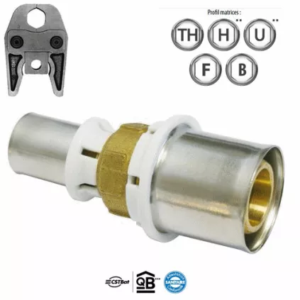 Manchon à Sertir Réduit Multicouche Laiton SOMATHERM