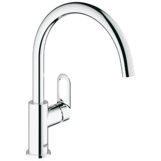 Mitigeur evier BAULOUP Bec haut 31368001 GROHE - eco-bricolage