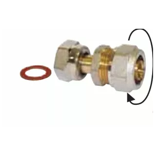 Raccord Multicouche Ecrou libre 1/2 16 à compression- eco-bricolage