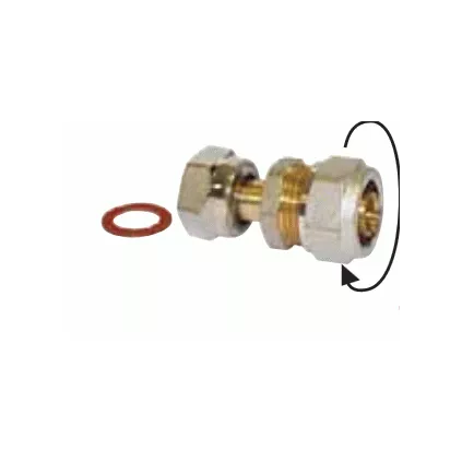 Raccord Multicouche Ecrou libre 1/2 16 à compression- eco-bricolage