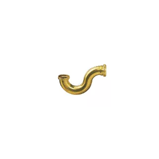 Siphon de baignoire tube laiton nicoll forme S