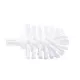 Tête de balai WC LOGIS Blanc 40088000 HANSGROHE - ECO-BRICOLAGE