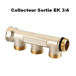 Collecteur EASY LOCK 3/4 Sortie 3/4 EK SOMATHERM