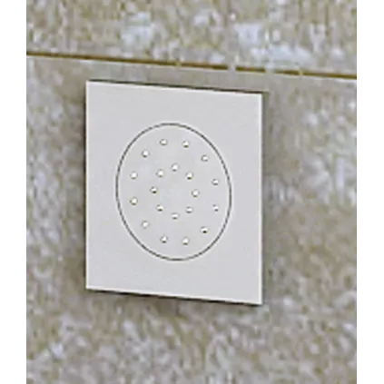 Jet à encastré Orientable chromé Carré GROBER GRB 058168