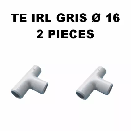 SACHET DE 2 TES D16MM GRIS