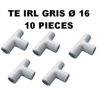 SACHET DE 10 TES D16MM GRIS