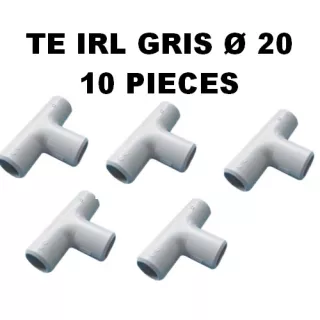 SACHET DE 10 TES D20MM GRIS