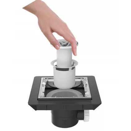 Quadratto Cadre et Capot Métal Extra plat SH