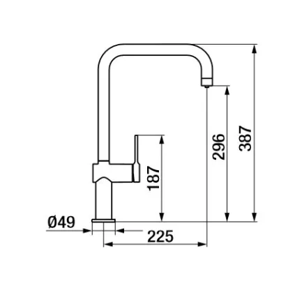 Mitigeur EVIER TIME MALE Avec Filtration