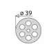 Grille de Trop Plein Ronde D39 VALENTIN
