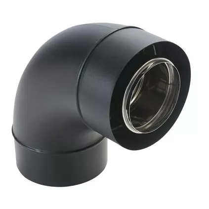 COUDE CONCENT. BIOTEN 87° INOX/GALVA ø 80/125 TEN