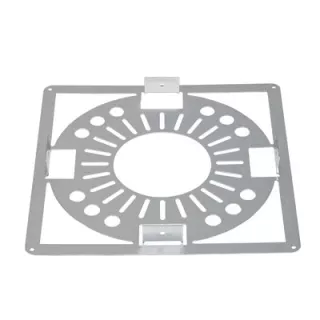 PLAQUE ECART FEU GALVA ø 80-125 TEN