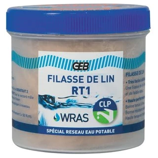 Filasse de lin peignée RT1 80 gr GEB - eco-bricolage