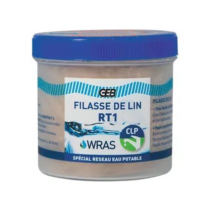 Filasse de lin peignée RT1 80 gr GEB - eco-bricolage