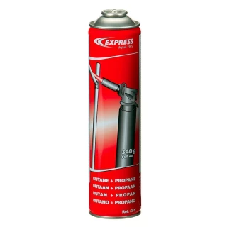 Cartouche de gaz 340 gr Propane+ butane 555 GUILBERT EXPRESS -