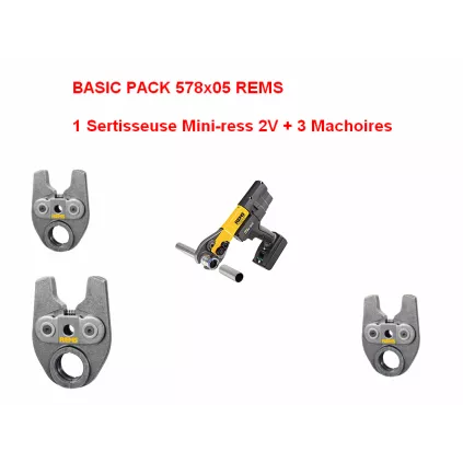 Sertisseuse Mini PRESS 22 ACC Basic PACK REMS - eco-bricolage