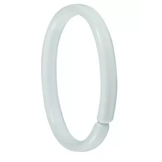 Anneau plastique Douche x12 Pièces Blanc ECO-BRICOLAGE