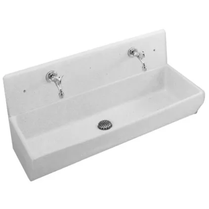 Lavabo Avec Dosseret Collectif 100 x 41.5 pour école