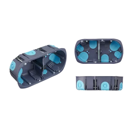 BOITE D'ENCASTREMENT STOPAIR 2 POSTES Ø67 P40 mm