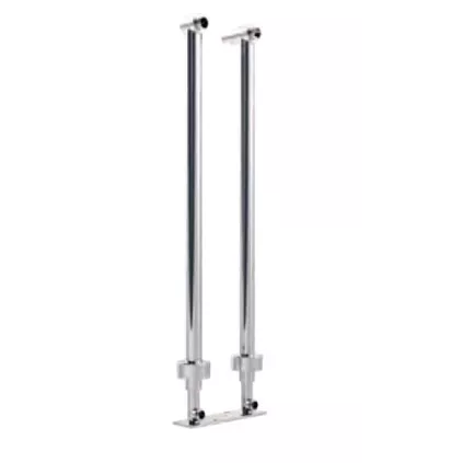 Pied Robinetterie de Baignoire Avec Support Chrome GROBER GRB 075100