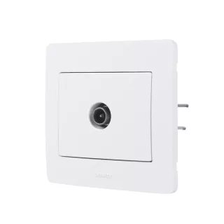 Interrupteur DIAM 2 BLANC prise TV DEBFLEX