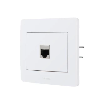 Prise RJ45 CAT 6 FTP DIAM 2 BLANC DEBFLEX