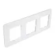 CASUAL PLAQUE TRIPLE BLANC BRILLANT
