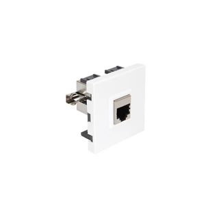 CASUAL MECA PRISE RJ45 BLANC BRILLANT