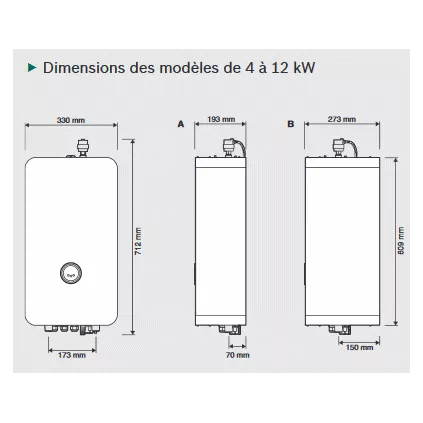 Chaudiere Electrique BOSCH TRONIC HEAT 3500 6KW