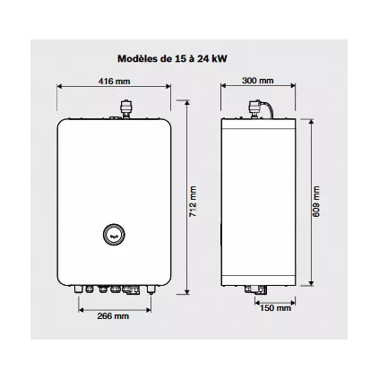 Chaudiere Electrique BOSCH TRONIC HEAT 3500 24KW TRI