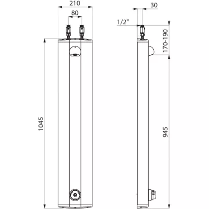 Panneau de douche Tempomix 790300