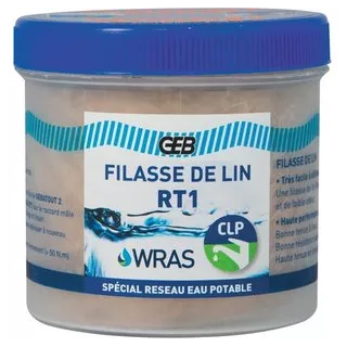 Filasse de lin peignée RT1 200 gr GEB - eco-bricolage