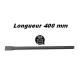 Burin Plat 20 mm SDS MAX Lg 400 mm pour perfoburineur