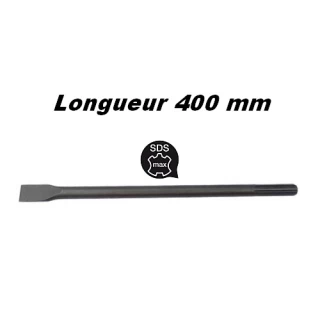 Burin Plat 20 mm SDS MAX Lg 400 mm pour perfoburineur