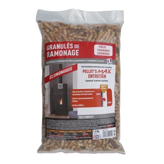 Granulé de ramonage 1.5 KG - eco-bricolage