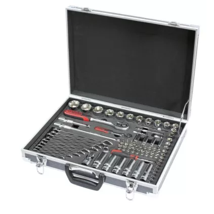 Coffret Aluminium douilles ULTIMATE® 1/4'' 1/2'' 83 pcs KSTOOLS 922.0683