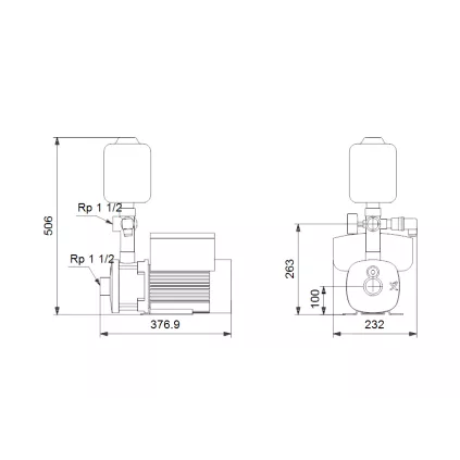 Surpresseur CMBE BOOSTER 10-54 Vitesse variable