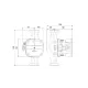 Circulateur ALPHA SOLAR 15-75 130 mm 1 GRUNDFOS 98989298