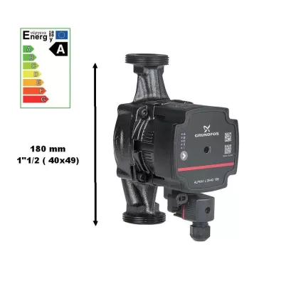 ALPHA1 L 25-40 180 mm GRUNDFOS