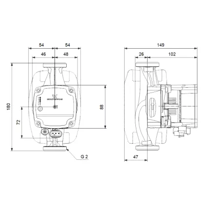 Circulateur ALPHA 1L 32/40 180 MM 2