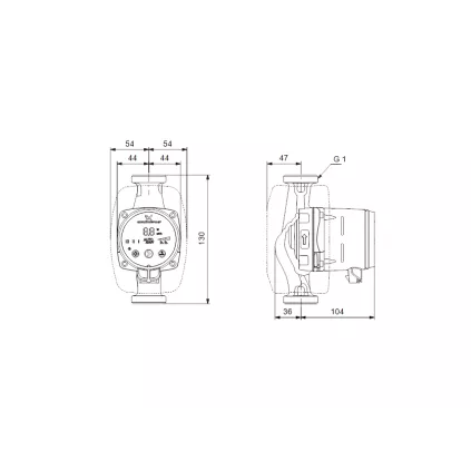 Circulateur ALPHA 2 15-40 130 MM