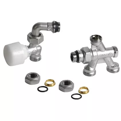 Robinet 4 voies R436/1TG 1/2 x 18 R436IX044 GIACOMINI -