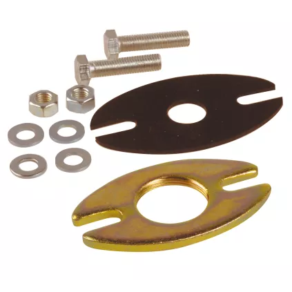 Brides ovales taraudés 1 1/2 avec joint+boulons THERMADOR