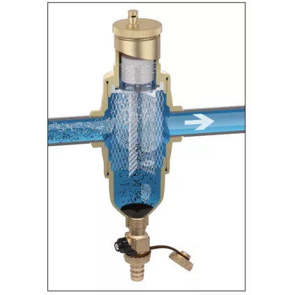 Dégazeur + Pot à Boue Magnétique DISCALDIRT