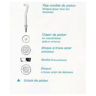 Piston complet A100 Pompe AP Grillot ECO-BRICOLAGE